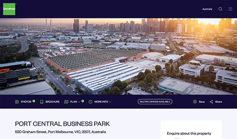 Goodman Property Website
